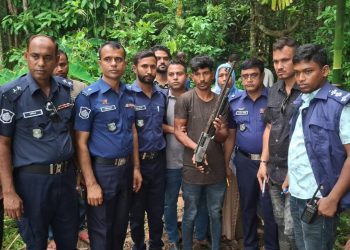 কাউখালী থানা পুলিশের বিশেষ অভিযানে শটগান উদ্ধার