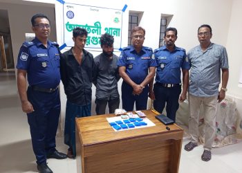 আমতলীতে ১৯‘শ পিস ইয়াবাসহ দুই কারবারি আটক