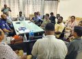 আমতলী থানার নবাগত ওসির সঙ্গে সাংবাদিকদের মতবিনিময়