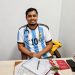 আর্জেন্টিনা জার্সি পরে আসলে রোগীদের ফ্রি চিকিৎসা দেবেন ডাঃ সাইফুল ইসলাম রনি