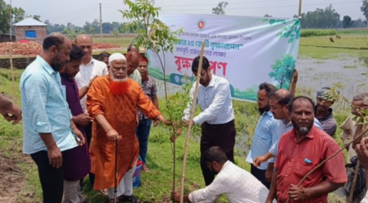 ‘একটি গাছ, একটি প্রাণ’ পঞ্চগড়ে বৃক্ষরোপণ কর্মসূচির উদ্বোধন