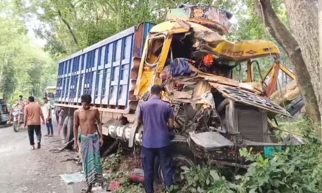 মাদারীপুরে ট্রাক ও পত্রিকাবাহী পিকআপের মুখোমুখি সংঘর্ষে চালক নিহত, আহত অন্তত ৫