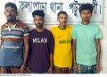 কলাপাড়ায় ইয়াবার ডিলার উলফাবাহিনীর সেকেন্ড-ইন কমান্ডসহ ৪ কারবারি গ্রেফতার