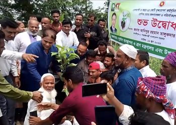 বৃক্ষরোপণ কর্মসূচির মাধ্যমে পরিবেশগত বিপর্যয় রোধ সম্ভব: খোকন তালুকদার
