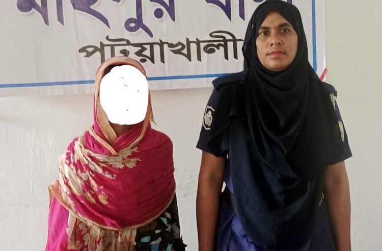 কলাপাড়ায় স্বামীসহ দ্বিতীয় স্ত্রীকে ঘুমন্ত অবস্থায় কুপিয়ে জখম৷ প্রথম স্ত্রী গ্রেফতার