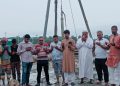 কুয়াকাটায় পর্যটকদের জন্য তিনতলা নান্দনিক মডেল মসজিদের ভিত্তিপ্রস্তর উদ্বোধন