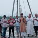 কুয়াকাটায় পর্যটকদের জন্য তিনতলা নান্দনিক মডেল মসজিদের ভিত্তিপ্রস্তর উদ্বোধন