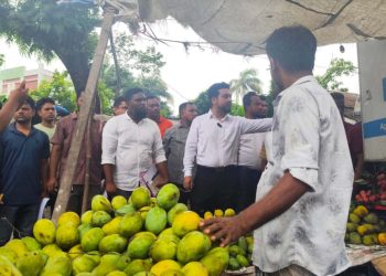 দশমিনায় অবৈধ স্থাপনা উচ্ছেদ ও ভ্রাম্যমাণ আদালতের জরিমানা