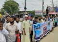 দক্ষিণাঞ্চলের উন্নয়নে ৮ দফা দাবিতে কুয়াকাটা-কলাপাড়ায় ৩০ কিলোমিটার মানববন্ধন