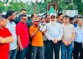 নেছারাবাদ সংযোগে আমরাজুড়ি সেতু নির্মাণে অগ্রগতি