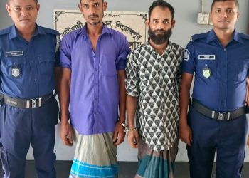কাউখালীতে বিশেষ অভিযানে গাঁজাসহ দুই মাদক ব্যবসায়ী গ্রেফতার