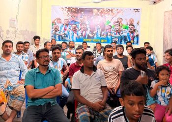 কাউখালীতে বিশ্বকাপ ফাইনাল ঘিরে উৎসবের আমেজ, বড় পর্দায় খেলা দেখা ও পিকনিকের প্রস্তুতি