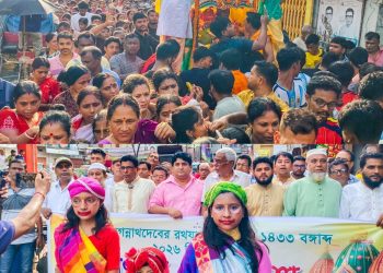 গলাচিপায় বর্ণাঢ্য আয়োজনে শ্রীশ্রী জগন্নাথদেবের রথযাত্রা উদযাপিত