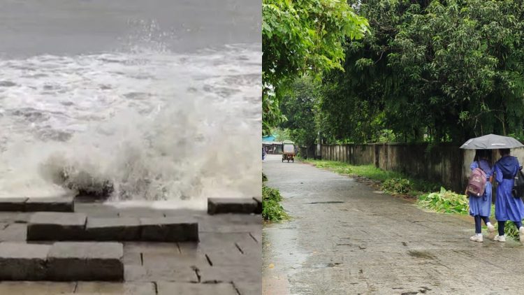 উত্তাল সাগর, টানা বৃষ্টিতে স্থবির পটুয়াখালীর জনজীবন