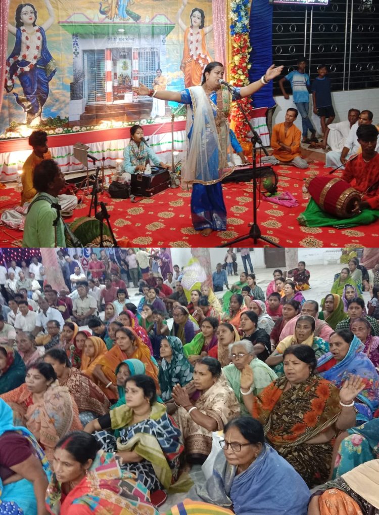 গলাচিপায় তিনদিনব্যাপী মহোৎসব শুরু, চলছে অষ্টকালীন লীলা কীর্তন