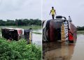 বাউফলে সড়ক দূর্ঘটনায় অন্তত ৩০ জন আহত