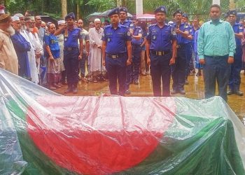 রাষ্ট্রীয় মর্যাদায় শেষ বিদায় পেলেন কাউখালীর বীর মুক্তিযোদ্ধা শাহাদাৎ হোসেন