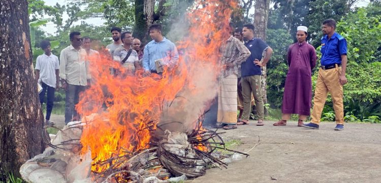 কলাপাড়ায় অবৈধ জাল বিক্রির দায়ে একজনের কারাদণ্ড