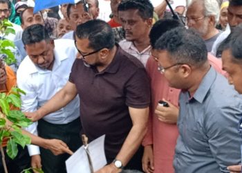 কাউখালীতে ২৫ কোটি বৃক্ষরোপণ কর্মসূচির অংশ হিসেবে চারা রোপণ করলেন গণপূর্ত প্রতিমন্ত্রী আহমেদ সোহেল মঞ্জুর