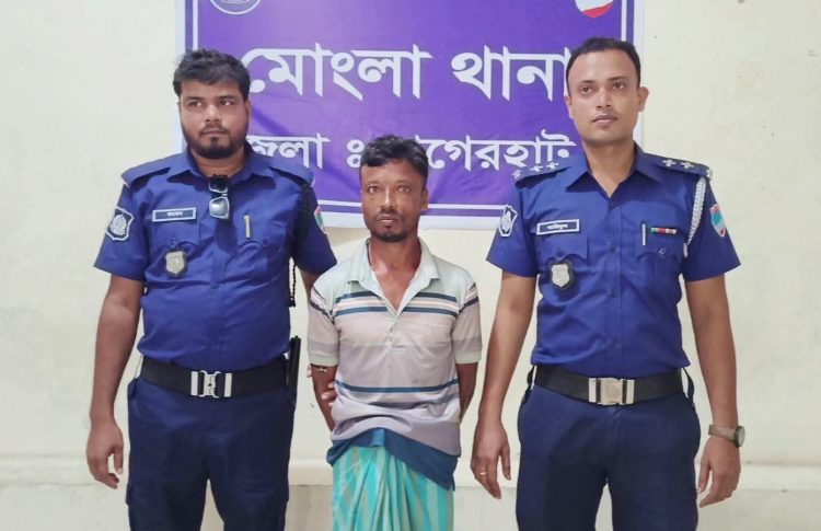 মোংলায় ১৩ বছরের কিশোরীকে ধর্ষণের অভিযোগে এক ব্যক্তি আটক