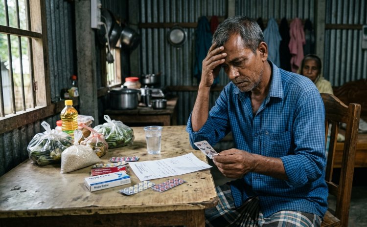 চিকিৎসা ও ওষুধের ব্যয়ে দিশেহারা কাউখালীর মধ্যবিত্ত-নিম্নবিত্ত পরিবার