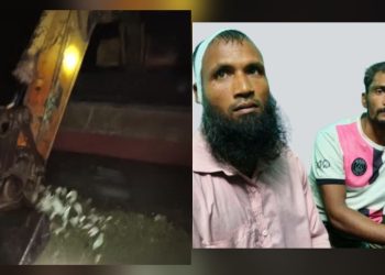 বাউফলে রাতের আঁধারে নদীর মাটি কাটা: ট্রলার ও খননযন্ত্রসহ ২ জন গ্রেপ্তার