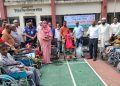 বিশেষ চাহিদাসম্পন্ন ৯ শিক্ষার্থীর হাতে হুইলচেয়ার তুলে দিল উপজেলা প্রশাসন