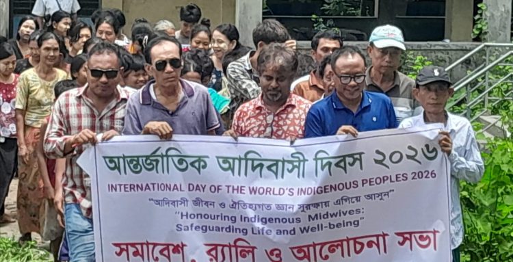 কলাপাড়ায় রাখাইন পল্লীতে আন্তর্জাতিক আদিবাসী দিবস উদযাপন