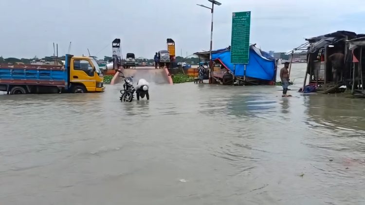 নিম্নচাপের প্রভাবে জোয়ারের পানি বৃদ্ধি, গলাচিপা-রাঙ্গাবালীর নিচু এলাকা প্লাবিত
