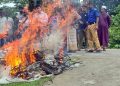 কলাপাড়ায় অবৈধ জাল বিক্রির দায়ে একজনে ৭ দিনের কারাদন্ড; পোড়ানো হলো ৫০ হাজার টাকার জাল