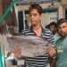সাগরে জেলের জালে ধরা পড়ল বিরল ‘স্লেন্ডার সানফিশ’, দেখতে মানুষের ভিড়