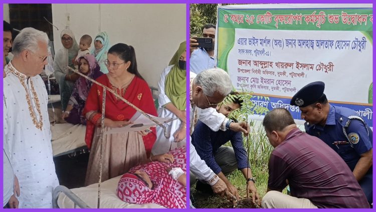 দুমকিতে সফরের প্রথম দিনেই জনসংযোগে সরব এমপি আলতাফ হোসেন চৌধুরী