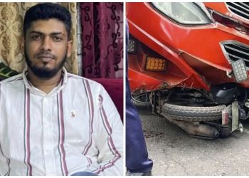 বাকেরগঞ্জে  সড়ক দুর্ঘটনায় মোটরসাইকেল চালক আহত