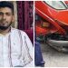 বাকেরগঞ্জে সড়ক দুর্ঘটনায় মোটরসাইকেল চালক আহত
