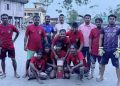 জয়মনিতে ৪ দলীয় ফুটবল টুর্নামেন্টে চ্যাম্পিয়ন শেলা একাদশ