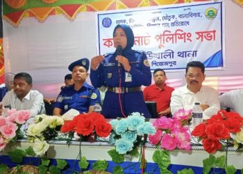 কাউখালীতে মাদক-চাঁদাবাজি-সন্ত্রাস প্রতিরোধে কমিউনিটি পুলিশিং সভা