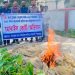 কাউখালীতে সন্ধ্যা নদীতে অভিযান, ৩ হাজার মিটার অবৈধ চরগড়া জাল জব্দ