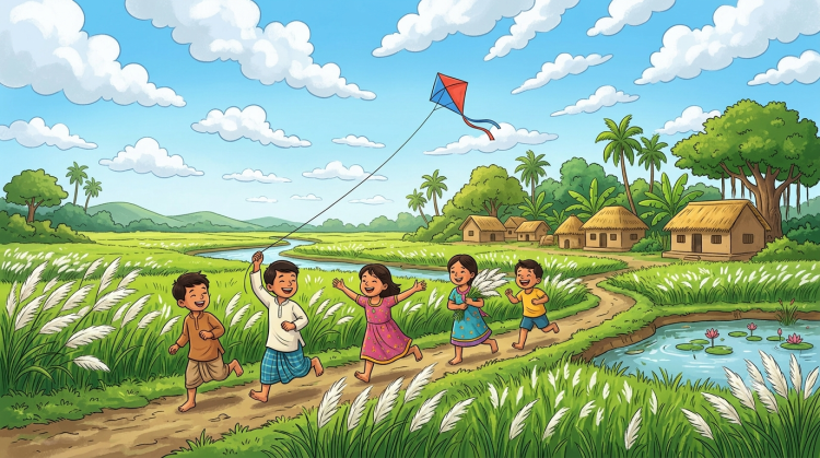 শৈশবের সেই শরৎ কোথায় হারাল?