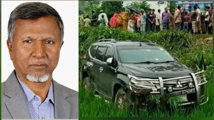 বগুড়ায় ধানখেতে প্রতিমন্ত্রীর গাড়ি, স্ত্রীসহ আহত ৩