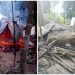 মির্জাগঞ্জে প্রবাসীর বসতঘর আগুনে পুড়ে ছাই