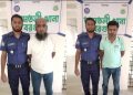 আমতলীতে তিন মাদক কারবারি গ্রেফতার, দুজনের এক বছর করে সাজা