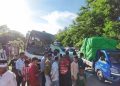 শিবচরে দুটি বাসের সংঘর্ষে নিহত ৩, আহত ১৫