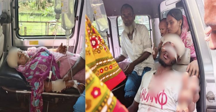 বাউফলে পাওনা ৬০০ টাকা চাওয়ায় একই পরিবারের ৪ জনকে কুপিয়ে জখম