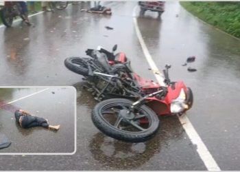 পটুয়াখালী-কুয়াকাটা মহাসড়কে বাসের ধাক্কায় মোটরসাইকেল আরোহী নিহত