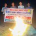 কাউখালীতে কঁচা নদীতে অভিযান: সাড়ে ৫ হাজার মিটার কারেন্ট জাল জব্দ ও ধ্বংস