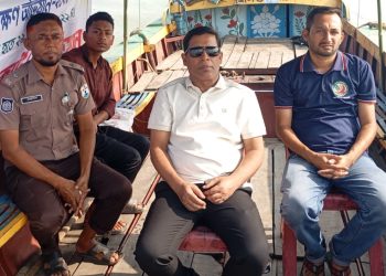 কাউখালীতে জেলা মৎস্য অফিসারের নেতৃত্বে কঁচা নদীতে অভিযান ৮ হাজার মিটার অবৈধ সুতার জাল জব্দ