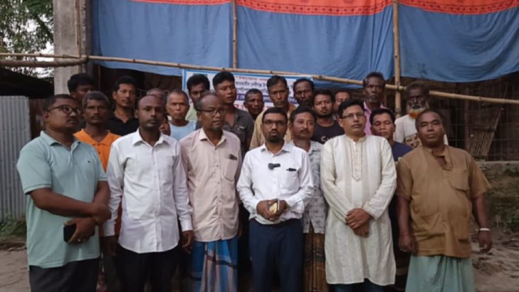 দেবীগঞ্জে প্রতিমা ভাঙচুর, বিচারের দাবিতে সম্প্রীতির ডাক