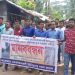 মাটিভাংগা–বদনাতলী সড়ক দ্রুত সংস্কারের দাবিতে মানববন্ধন