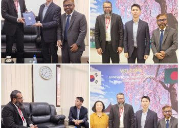 পবিপ্রবিতে কোরিয়ান ভাষা শিক্ষা চালুর লক্ষ্যে কোরিয়ান দূতাবাসের সঙ্গে উপাচার্যের বৈঠক