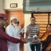 নাগেশ্বরীতে প্রধানমন্ত্রীর শারদীয় দুর্গোৎসবের উপহার সামগ্রী বিতরণ